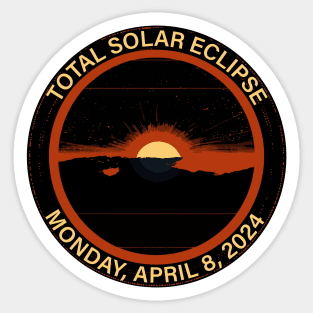 Celestial Dance 2024: North America's Solar Spectacle Sticker